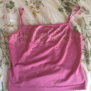 Pink tank top